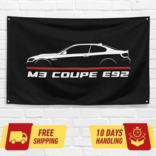 For BMW M3 Coupe E92 2007-2013 Car Enthusiast 3x5 ft Flag Gift Banner