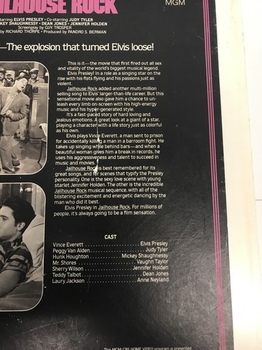Elvis Presley in Jailhouse Rock CED Video Disc Film Videodisc - Bild 5 von 12