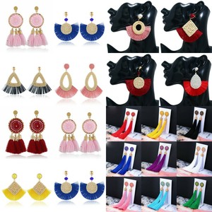 Women-Bohemian-Crystal-Rhinestone-Long-Tassel-Dangle-Fringe-Drop-Stud-Earrings