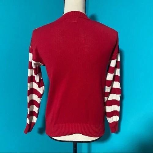 The Grinch Dr. Seuss S Red Striped All Your Sweaters Are Ugly Christmas Sweater - Picture 3 of 4