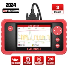 LAUNCH CRP123 V2.0 OBD2 Car Diagnostic Scanner ABS SRS Fault Code Reader 3 Reset