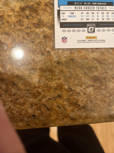 Saquon Barkley🔥🏈mint /299 Aqua Holo Prizm Rookie📈2018 Donruss Optic #156 RC🦅 - Bild 8 von 11