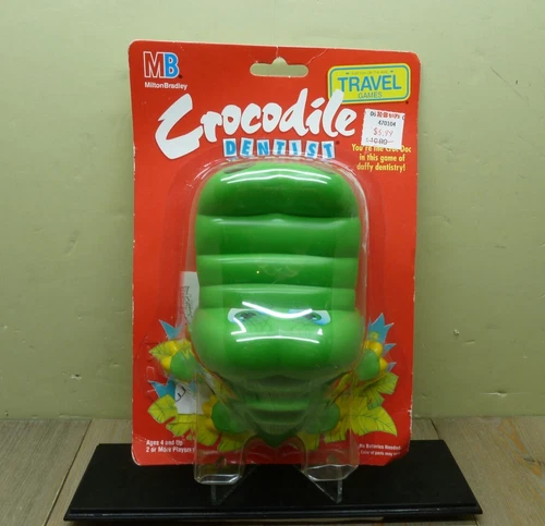 Milton Bradley Travel Games Crocodile Dentist 1992 MB Rough Package