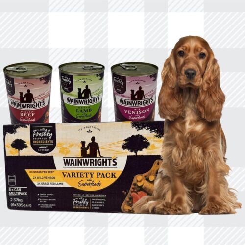 AETN Creations Wainwright's Superfoods Wet Adult Dog Food Mix Pack 6x395g +Treat - Picture 4 of 7