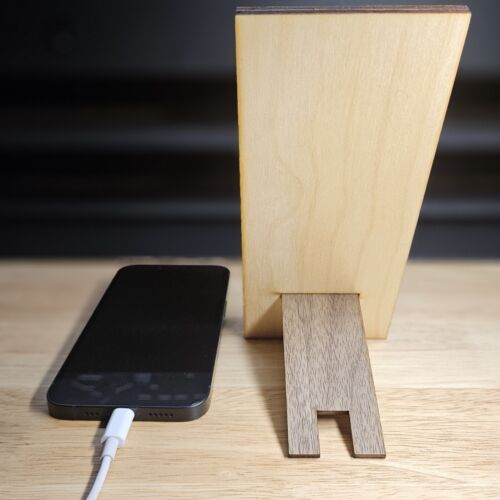 American Flag Patriotic We The People Wood Cell Phone Desk Stand Holder - Picture 6 of 7