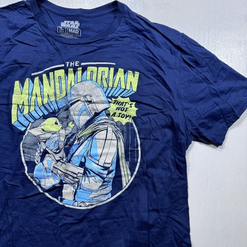 Mad Engine Star Wars mandalorianisches Baby Yoda T-Shirt Erwachsene Lg 42/44 - Bild 4 von 11