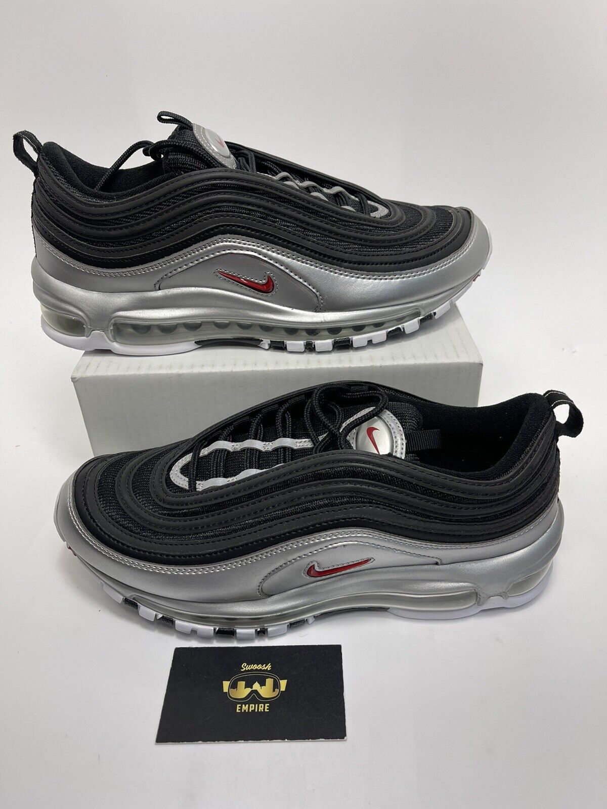 Destruction solid Directly NIKE AIR MAX 97 QS "Metallic Pack" Black Silver AT5458-001 Mens Size 8.5 | eBay Destruction solid Directly NIKE AIR MAX 97 QS "Metallic Pack" Black Silver AT5458-001 Mens Size 8.5 | eBay