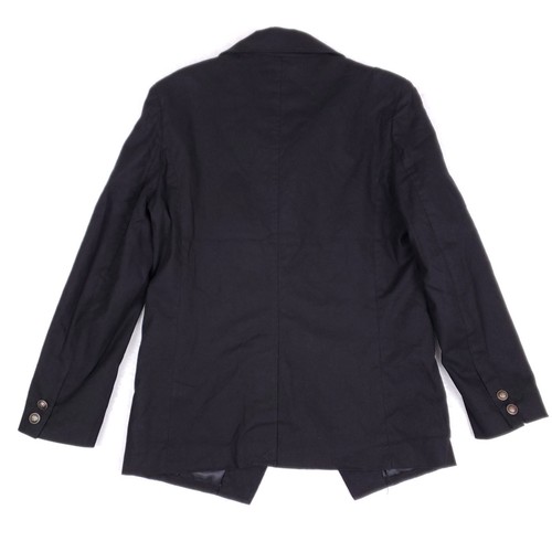 Thelees Homme Blazer Jacket Slim Fit XL Black Modern Minimalist Streetwear Punk - Picture 6 of 11