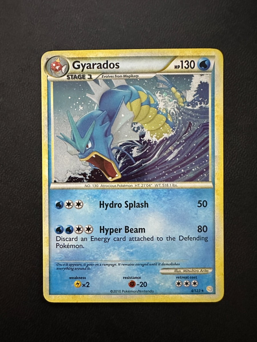 Gyarados 4/123 Holo Rare Pokemon HeartGold SoulSilver LP | eBay