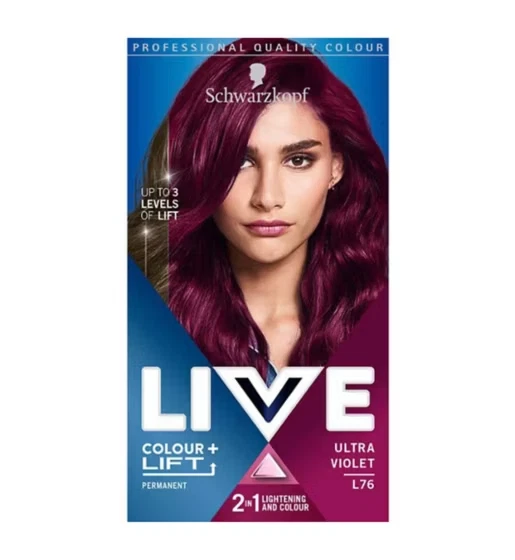 Schwarzkopf Live Permanent Hair Dye XXL Built in Vibrancy Serum  Choose Colour