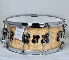 Sonor SQ2 14x6.5 Birch Medium Scandinavian Birch Hi Gloss SG inside Chrome Snare