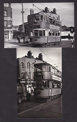 1910-30s Vintage Photographs Streets and Trams London S + E+ SE..PRICED as PAIRS - Picture 2 of 45