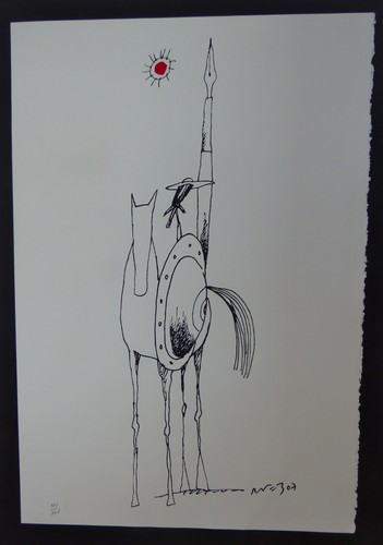 DON QUIJOTE Cuban Screenprint Poster by Famed Cuba Cartoonist RENE DE LA NUEZ - Picture 6 of 6