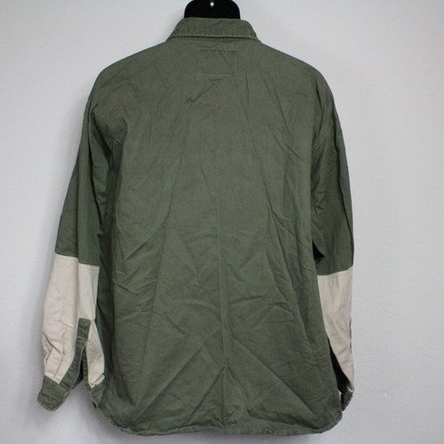Woolrick Outdoor Guide Collection Hunting Shooting Shirt XL 46-48 Green Beige - Picture 6 of 11