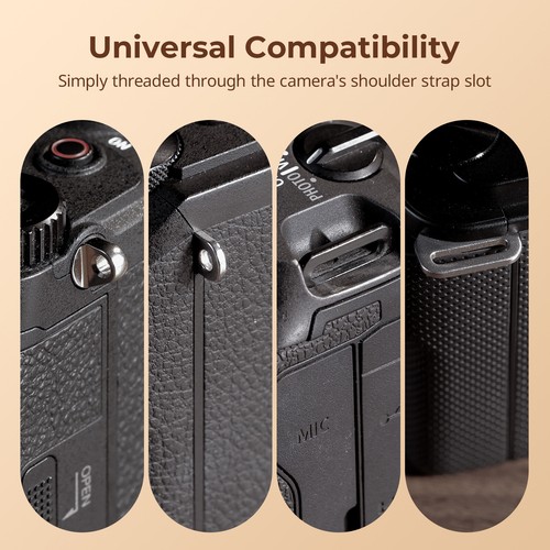 SmallRig Universal Leather Camera Shoulder Strap (Brown) for DSLR Max Load 10kg - Picture 8 of 8
