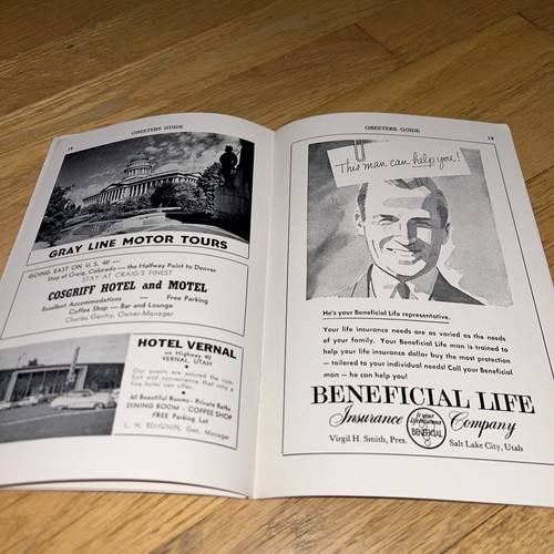 1962 SALT LAKE CITY HOTEL GREETERS GUIDE - TOURIST / BUSINESS Guide - Imagen 8 de 13