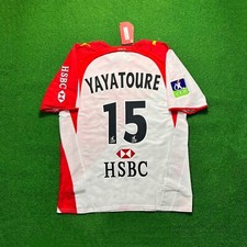 Yaya Toure 06/07 AS Monaco Home Soccer Jersey Puma Authentic Jersey L Size