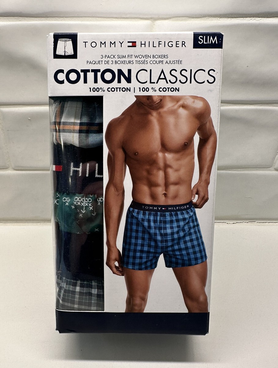 Tommy hilfiger slim fit woven boxers Clearance
