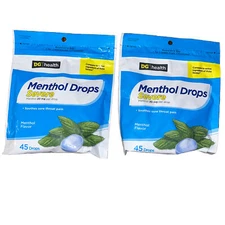 Menthol Drops Severe 2x45 DG Health Compare To Vicks Severe 90 Total 2025 Exp