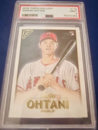 2018 Topps Gallery Shohei Ohtani #116 (RC) (PSA 9)