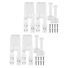  2 Sets Universal Toilet Seat Bolts Repair Hinges Replacement Parts