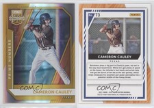 2021 Panini Elite Extra Edition Prime Numbers Gold /24 Cameron Cauley #73
