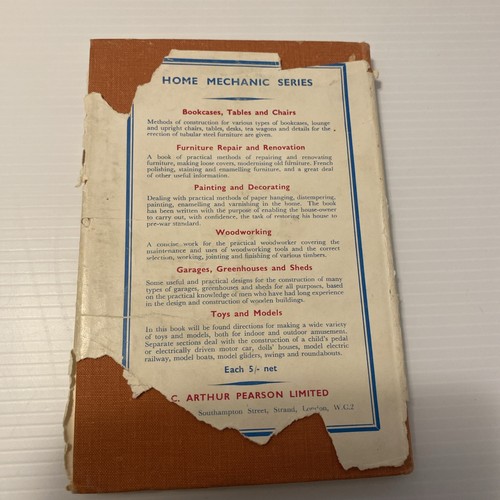 Vintage Book Cabinet Making For The Amateur By John Knight 1948 Woodwork - Bild 2 von 11