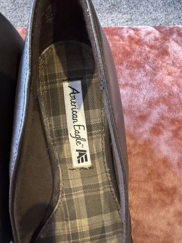 👡👡American Eagle scarpe donna zeppa tacco marrone taglia 8 M décolleté NUOVE👡👡 - Foto 2 di 5