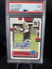 2022 Panini Donruss - Rated Rookie Brock Purdy #374 Autographs (AU, RC)