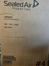 Jiffylite USA 4 9.5x14.5'' Kraft Cushioned Bubble Mailers 100/cs