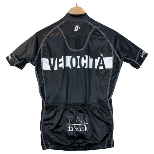 Hincapie Mens Cycling Jersey Fizik Velocita Short Sleeve Black Gray Sz Small - Picture 2 of 11
