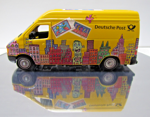 1:43 High Speed  Mercedes Sprinter Deutsche Post - James Rizzi - Blechdose (D2) - Bild 2 von 9