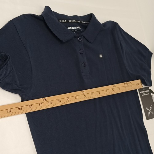 NWT Kenneth Cole| Polo shirt school uniform girls Sz 12 3 bottoms Navy B shirts - Picture 6 of 8