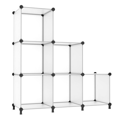 AWTATOS Closet Organizer 6 Cube Closet Storage Shelves DIY Stackable Clothes ...