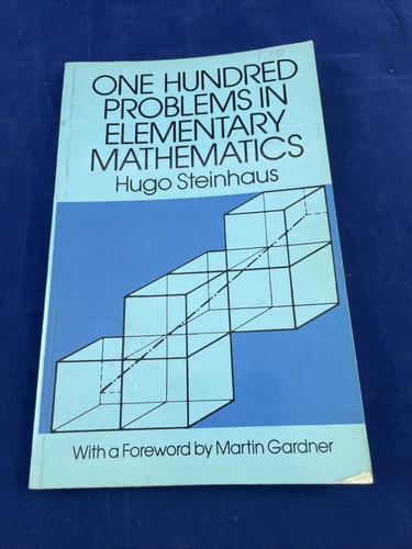 One Hundred Problems in Elementary Mathematics, Paperback by Steinhaus - Picture 1 of 8