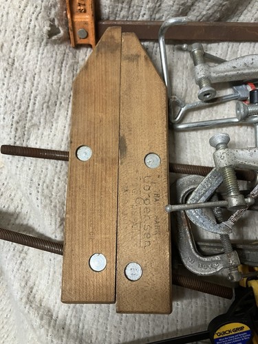 Grande Lotto 41 Morsetti Jorgensen Bessey Artigiano Ecc Acciaio Legno Negozio Funzionanti - Foto 4 di 16