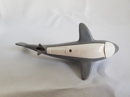 Large Shark PLAYMOBIL Figurine Grey & White, Jaw Articulated - Tbe 15cm - Picture 9 of 10