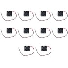 10pcs 40mm X 40mm X 10mm 4010 9 Blade Brushless DC 12V Cooling Fan T9Z62225