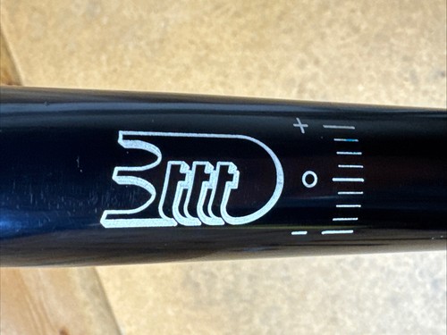 Vintage 3T MTB Pro-Compe Mountain Bike Handlebar 580 x 25.4 mm Fluted Black 3ttt - Picture 11 of 12