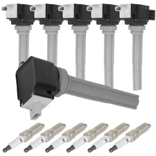 Ignition Coil and Spark Plug for 2017-2020 Lincoln Continental UF773