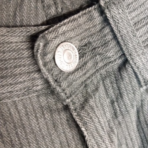 LEVI'S 458 VELLUTO A COSTE GRIGIO W30 L32 MADE IN ITALY VINTAGE PANTALONI VELVET - Picture 4 of 17