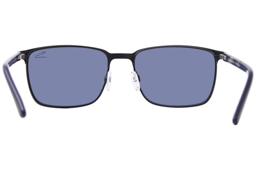 Jaguar 37355 3100 Occhiali da sole uomo blu scuro/marrone/polarizzato forma quadrata 59 mm - Foto 4 di 7