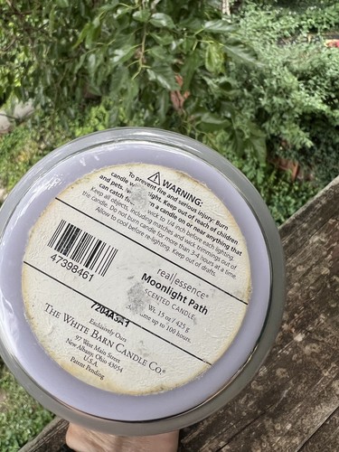 NEU Vintage White Barn Candle Co Moonlight Path 15 Oz Glas Bath Body Works - Bild 6 von 6