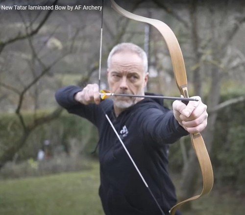 AF Archery Oak Tatar Bow 54" Traditional Recurve Bow for Hunting,33lbs - Picture 10 of 10