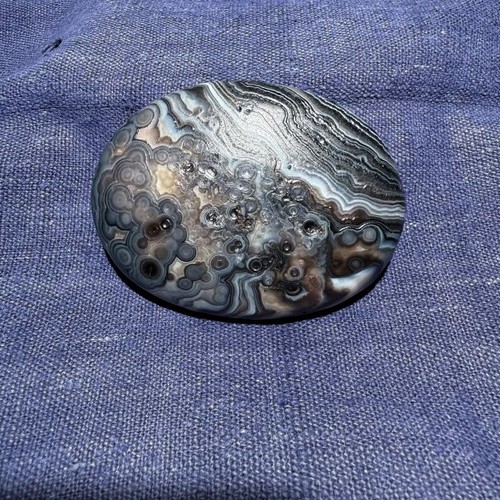🌟🔥🚀Natural Rare China Inner Mongolia Gobi Eye Agate Stone Specimen - Picture 8 of 11