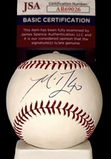 MADISON BUMGARNER AUTOGRAPHED SIGNED OML BASEBALL JSA COA SAN FRANCISCO GIANTS