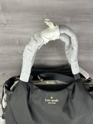 Kate Spade NY Chelsea Baby Diaper Bag Tote in Black w/Changing Pad + Dust BAG - Picture 3 of 12