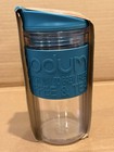 Bodum Travel Mug Teal 0.35L BPA-Free Double Wall Coffee Cup NEW