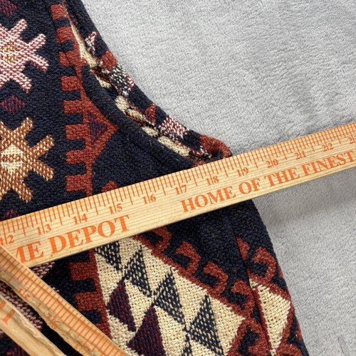 Vintage Maxson Tapestri Woven Tapestry Aztec Tribal Wearable Art Vest One Size - Picture 6 of 8