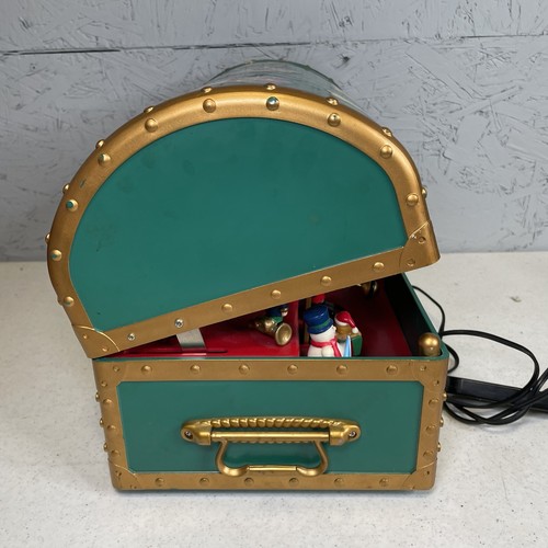 Vintage 1994 Mr Christmas Santa’s Music Animated Toy Chest Box 35 Songs READ - Picture 7 of 12
